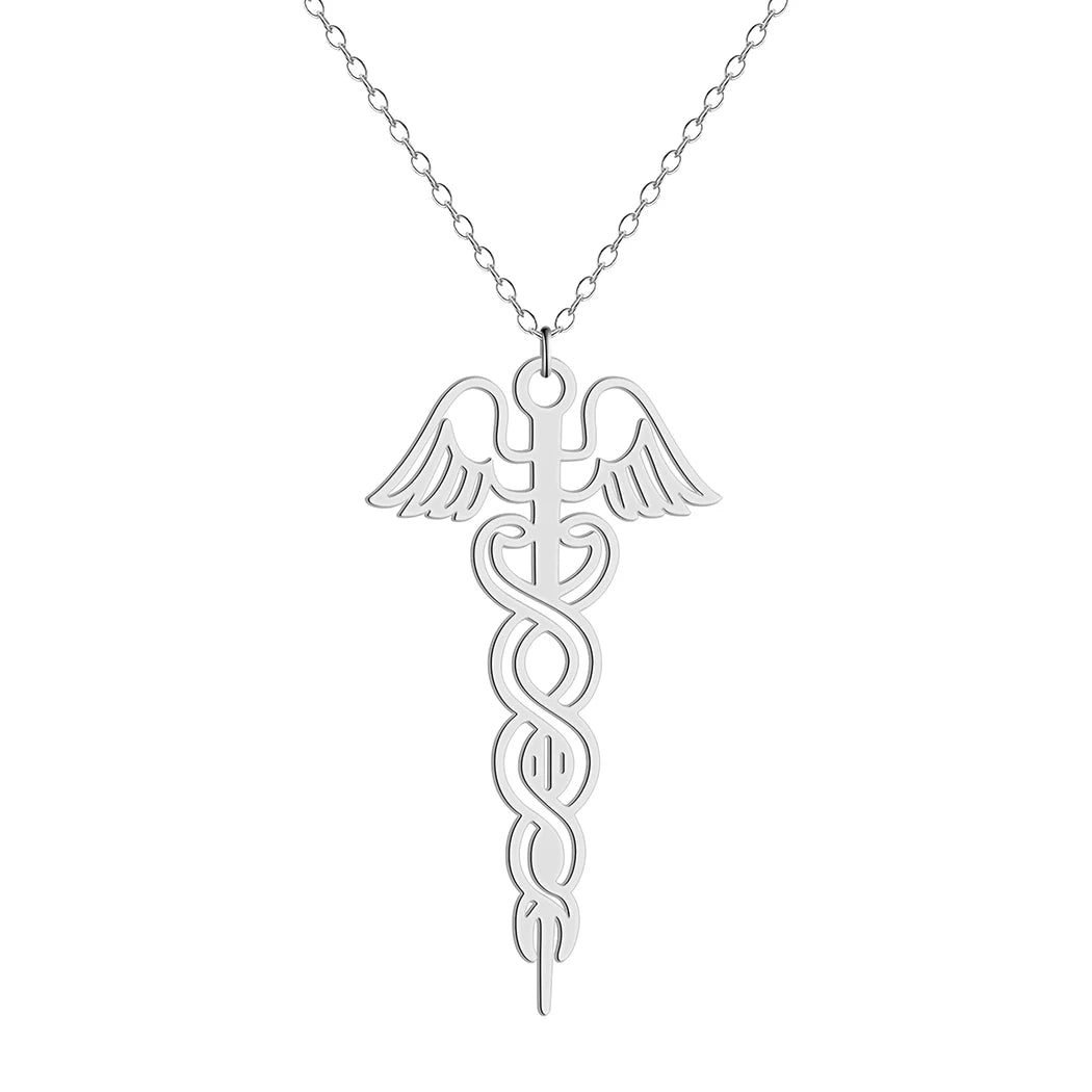 Colar Caduceu Harmonia de Hermes