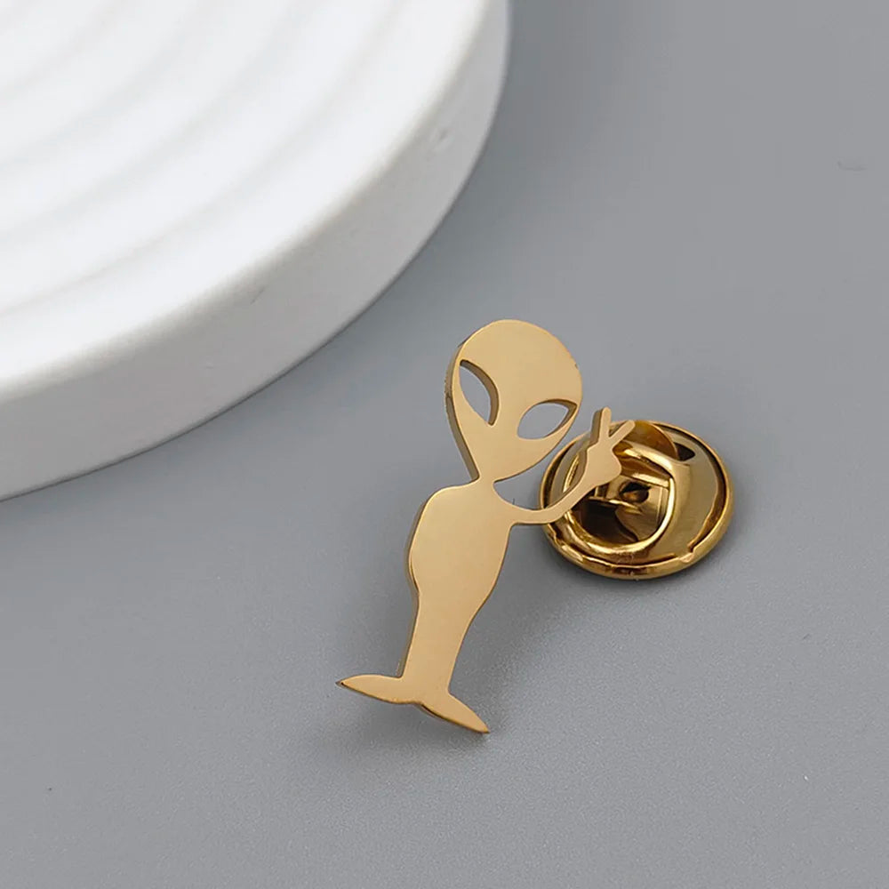 Broche Alienígena Estiloso