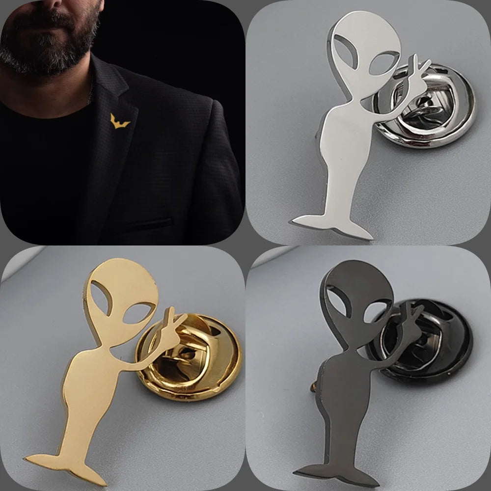 Broche Alienígena Estiloso