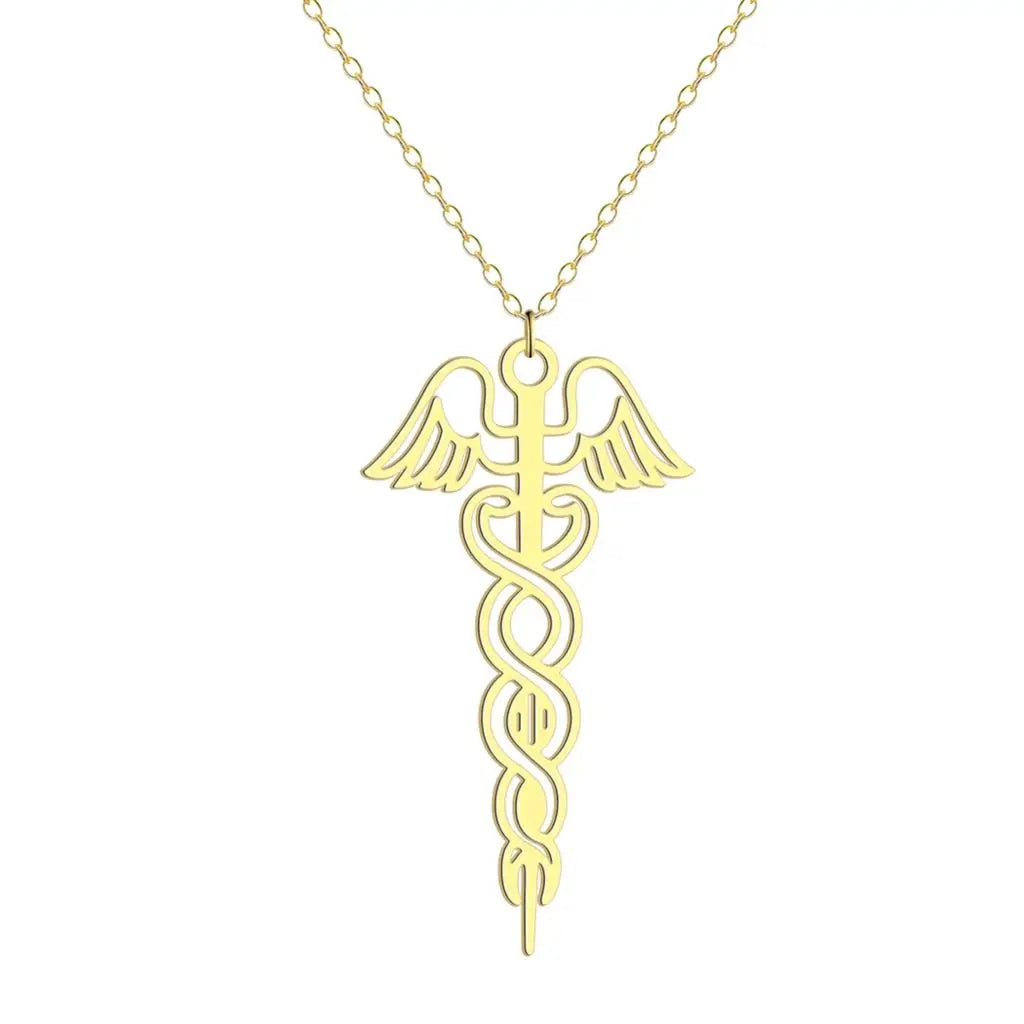 Colar Caduceu Harmonia de Hermes