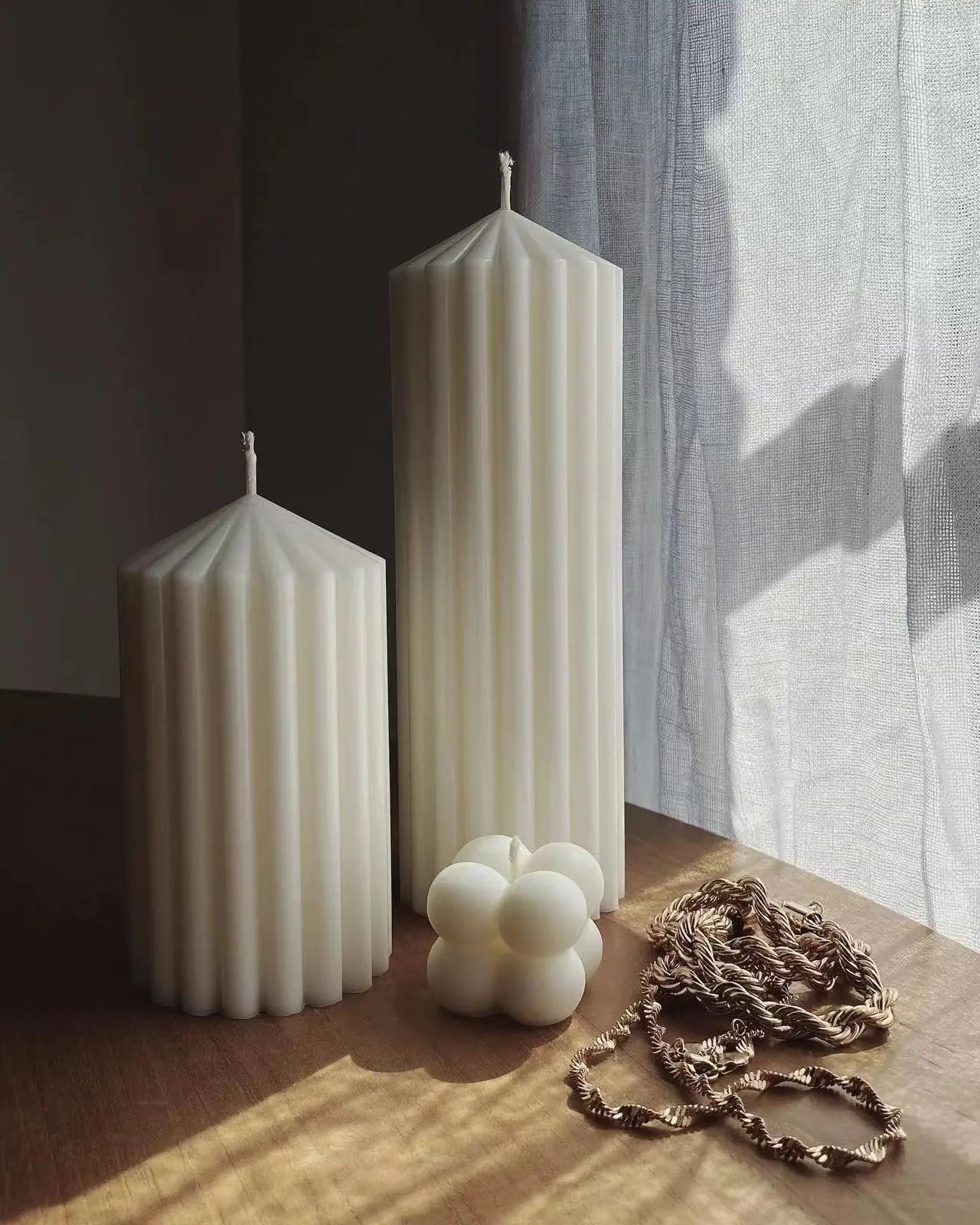 Velas Geométricas de Luxo
