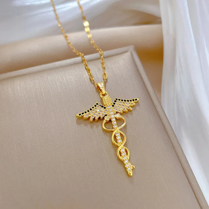 Colar Caduceu de Hermes