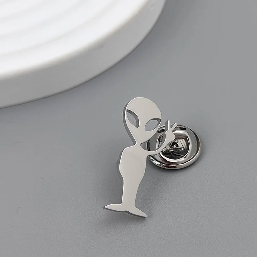 Broche Alienígena Estiloso