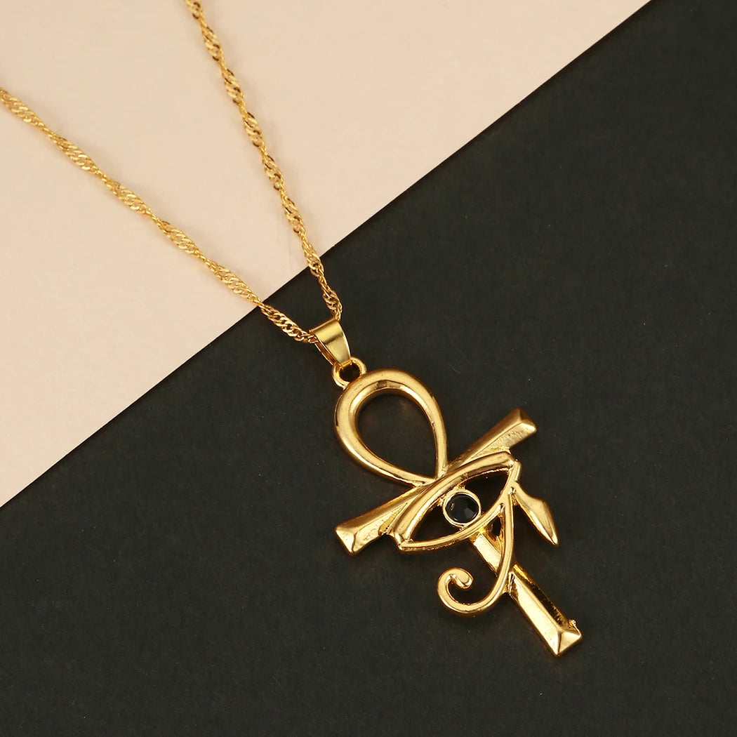 Colar Cruz de Ankh