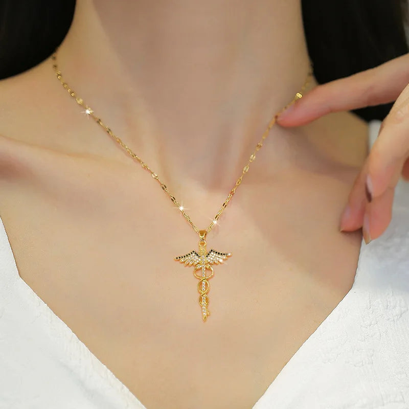 Colar Caduceu de Hermes