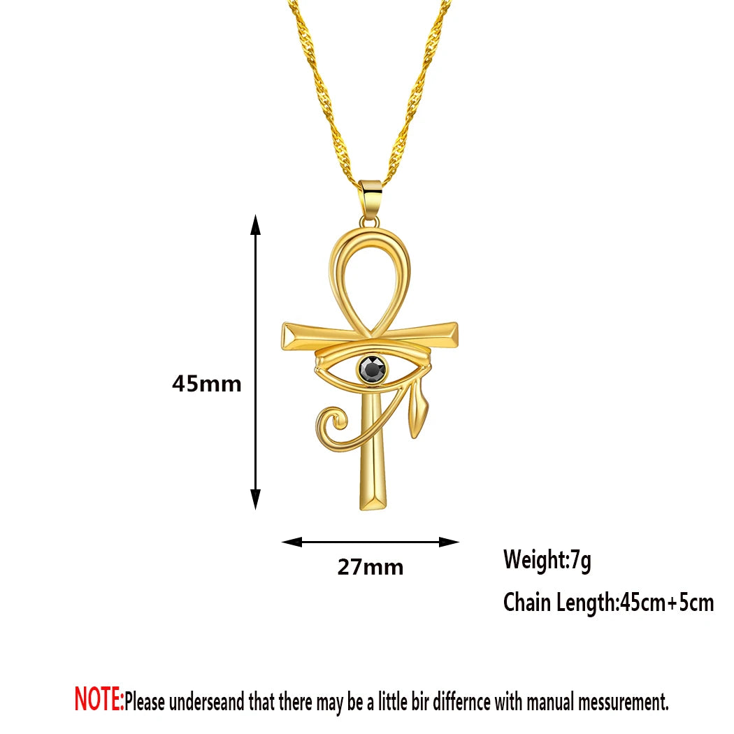 Colar Cruz de Ankh