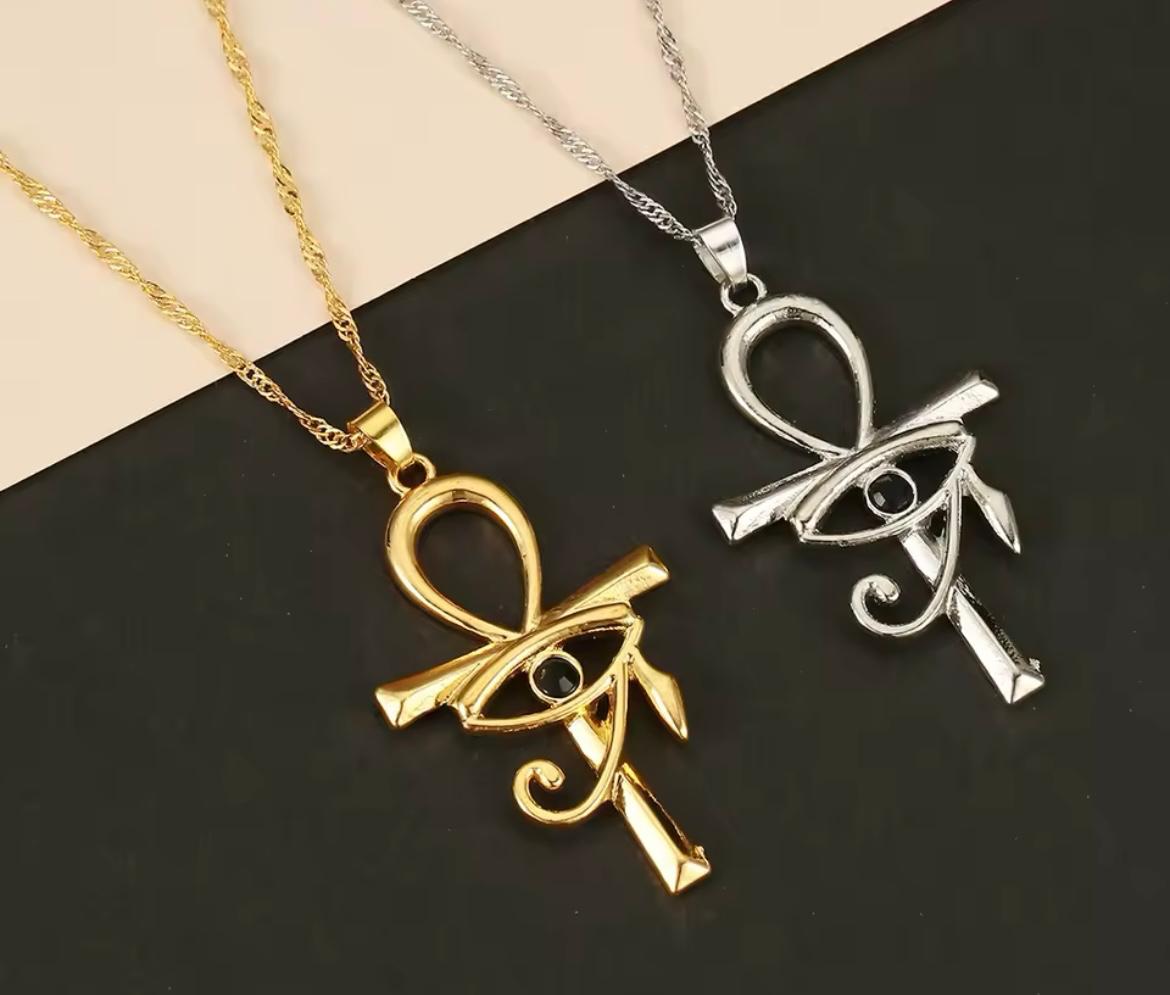 Colar Cruz de Ankh