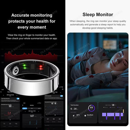 Smart Ring Hypnos — Seu Bem-Estar em um Simples Anel